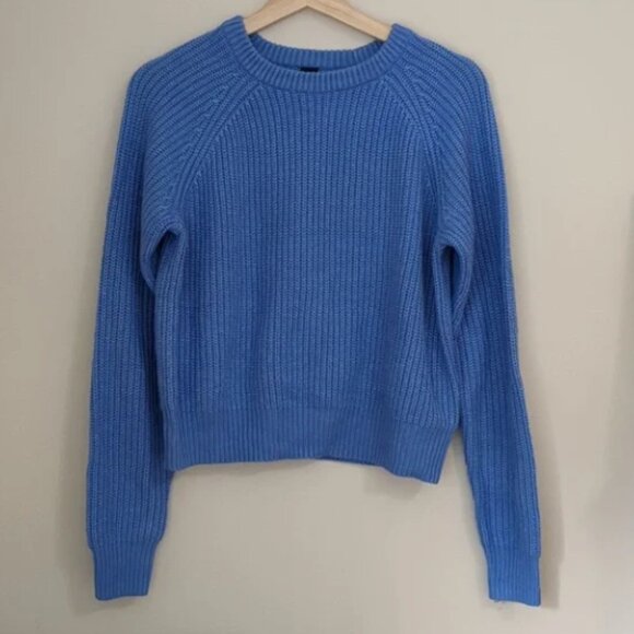 Twik by Simons chunky knit blue sweater in good condition. - Picture 2 of 5